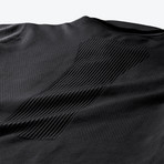 Capture // Synchknit Short Sleeve Shirt // Black (2XL)