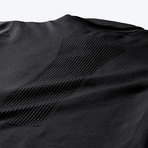 Commute // Synchknit Short Sleeve Polo Shirt // Black (S)