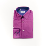 Todd Tailored Fit Long Sleeve Dress Shirt // Purple (US: 16.5R)
