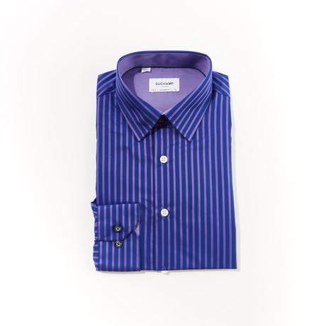 Christian Tailored Fit Long Sleeve Dress Shirt // Purple (US: 14.5R)