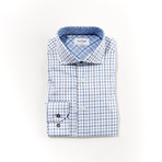 Alexander Tailored Fit Long Sleeve Dress Shirt // Blue (US: 17.5R)