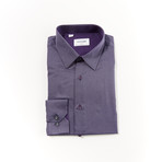 Jeremy Tailored Fit Long Sleeve Dress Shirt // Purple (US: 17.5R)