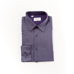 Jeremy Tailored Fit Long Sleeve Dress Shirt // Purple (US: 15.5R)