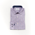 Adam Tailored Fit Long Sleeve Dress Shirt // Purple (US: 18R)
