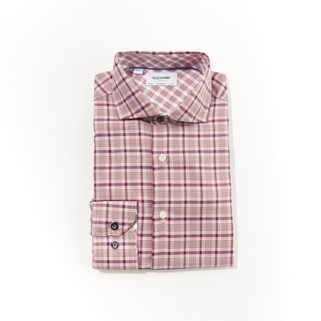 Patrick Tailored Fit Long Sleeve Dress Shirt // Red (US: 14.5R)