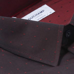 Andrew Tailored Fit Long Sleeve Dress Shirt // Burgundy (US: 17.5R)