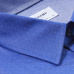 Hunter Tailored Fit Long Sleeve Dress Shirt // Blue (US: 16R)