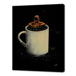 Space Coffee // Canvas (16"W x 20"H x 1.5"D)