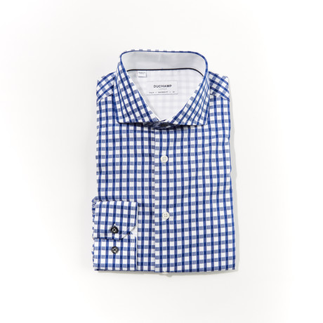 David Tailored Fit Long Sleeve Dress Shirt // Blue (US: 14.5R)