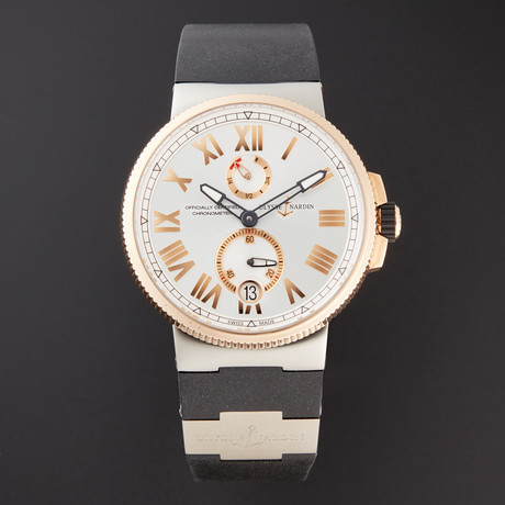 Ulysse Nardin Marine Chronometer Manufacture Automatic // 1185-122-3T/41 // Unworn