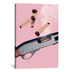 Lipstick Gun // Jonas Loose (18"W x 26"H x 0.75"D)