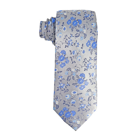 Acrux // Men's Silk Necktie // Gray