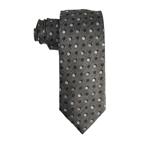 Centauri // Men's Silk Necktie // Charcoal