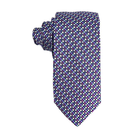 Saiph // Men's Silk Necktie // Purple