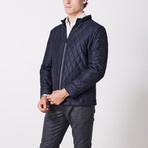 Quilted Coat // Hot Navy (4XL)
