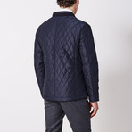 Quilted Coat // Hot Navy (3XL)