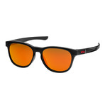 Men's Stringer Sunglasses // Matte Black + Ruby