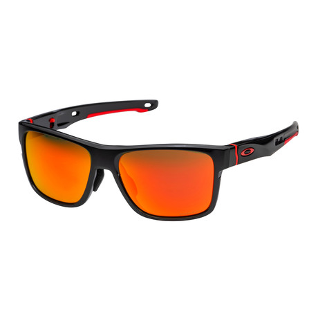 Unisex Crossrange Sunglasses // Black Prizm + Ruby