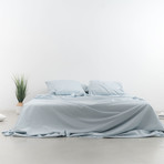 2PK Miracle Pillowcases // Extra Luxe Sateen // Sky Blue (Standard)