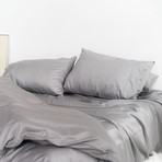 Miracle Fitted Sheet // Extra Luxe Sateen // Stone (Twin)