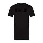 Statement Non-Distressed T-Shirt // Black (XL)