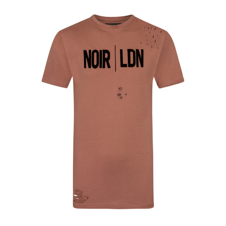 Statement Distressed T-Shirt // Copper (S)