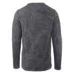 Leroy Long Sleeve Shirt // Anthracite (X-Large)