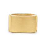 Square Signet Ring // 15mm // Yellow (9)