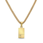 Golden Ratio Pendant Necklace // Gold