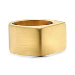 Square Signet Ring // 15mm // Yellow (7)