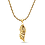 Angel Wing Naga Necklace (Silver)