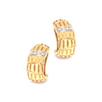 Roberto Coin 18k Two-Tone Gold Diamond Earrings III