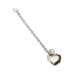 Gucci Bamboo Sterling Silver + Bamboo Heart Bracelet