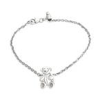 Gucci 925 Silver Teddy Bear Bracelet