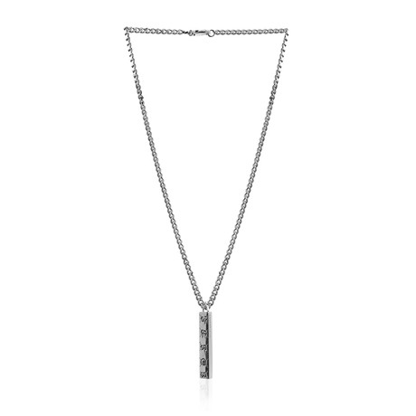 gucci ghost bar necklace