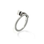 Gucci Chiodo Sterling Silver Statement Ring // Ring Size: 8.25