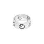Gucci Blind For Love Sterling Silver Ring // Ring Size: 7