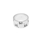 Gucci 925 Silver Icon Ring // Ring Size: 10.25