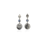 Gucci Blind For Love Sterling Silver Stud Earrings II