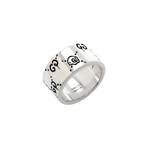 Gucci 925 Silver Icon Ring // Ring Size: 10.25