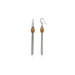 Gucci Bamboo Sterling Silver + Bamboo Dangle Earrings