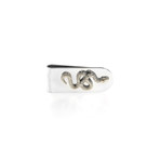 Gucci Snake Motif Sterling Silver Money Clip