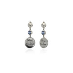 Gucci Blind For Love Sterling Silver Stud Earrings II