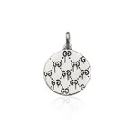 Gucci Diamond Sterling Silver + Enamel Charm