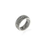 Gucci Gatto Sterling Silver Band Ring // Ring Size: 11
