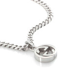 Gucci Sterling Silver Pendant Necklace II