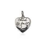 Gucci Blind For Love Sterling Silver Heart Charm