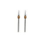 Gucci Bamboo Sterling Silver + Bamboo Dangle Earrings