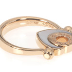 Bulgari Bulgari 18k Rose Gold Mother of Pearl Ring // Ring Size: 7