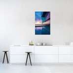 Sunset Reflection II, Harpa Concert Hall, Reykjavik, Hofudborgarsvaedi, Iceland // Gareth McCormack (26"W x 18"H x 0.75"D)